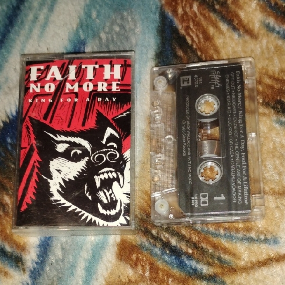 Vintage Faith No More King For A Day Cassette Tape Music Alternative Metal Band